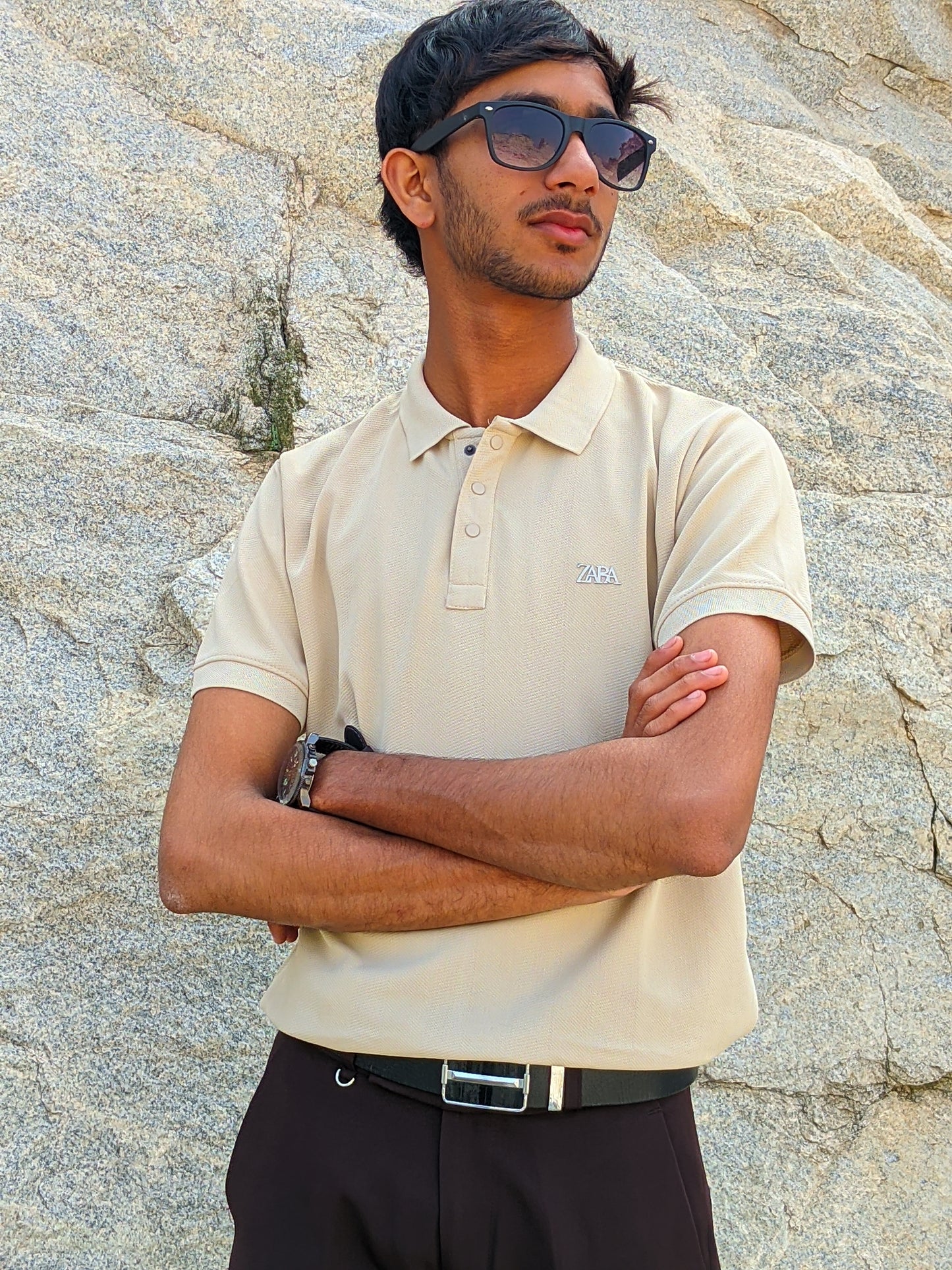 Cream Old money T-shirt