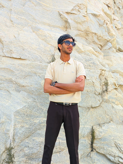 Cream Old money T-shirt