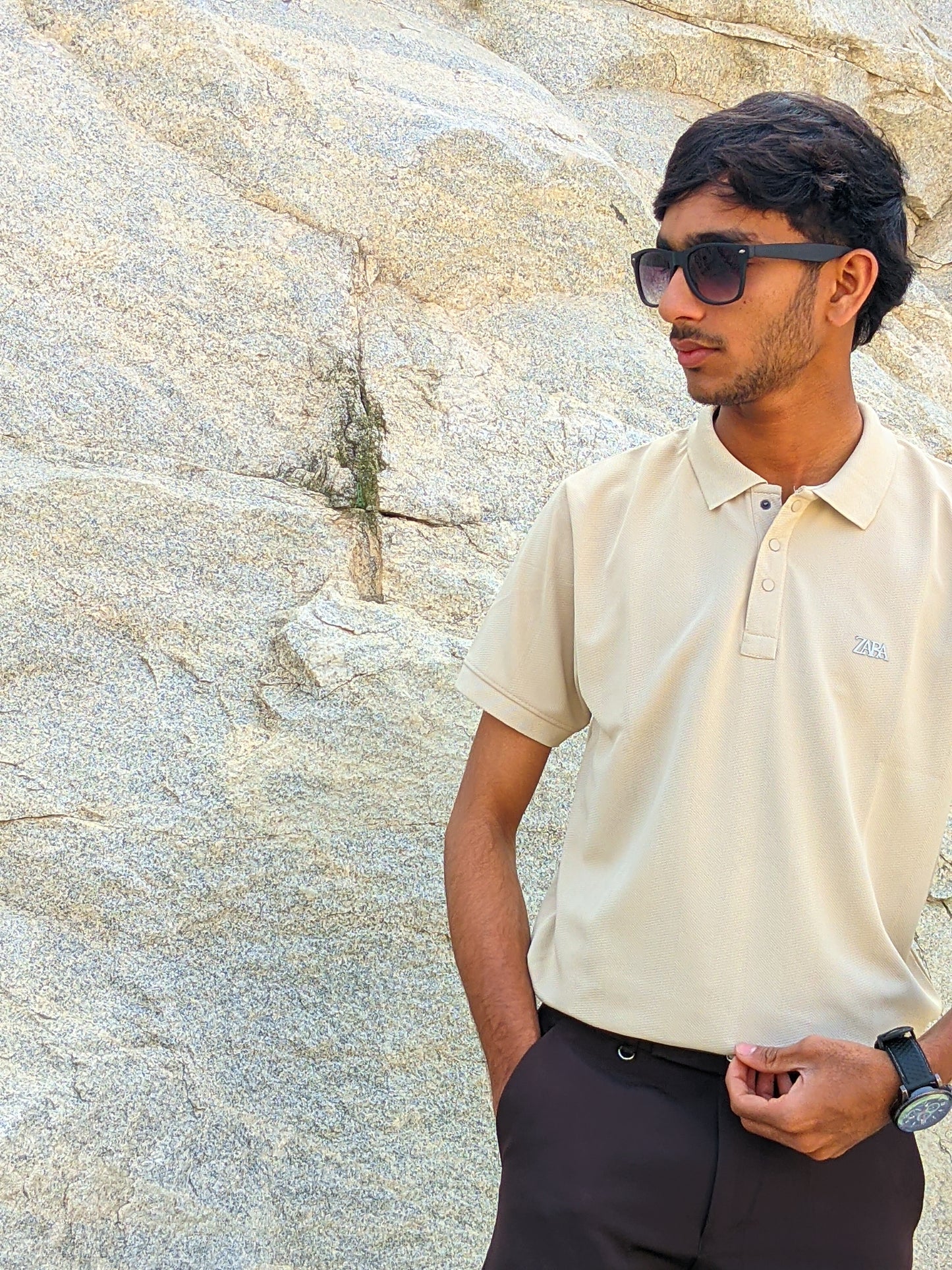 Cream Old money T-shirt