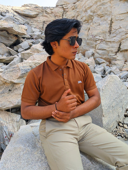 Brown Old money T-shirt