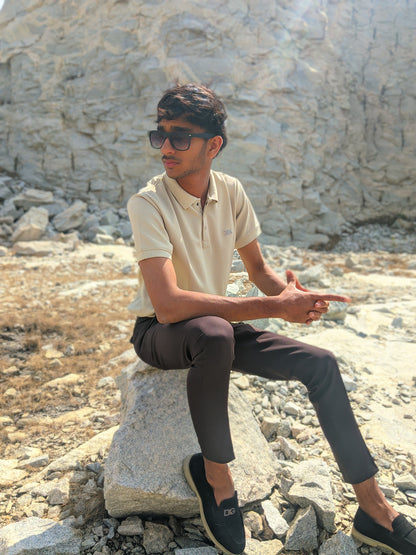 Cream Old money T-shirt