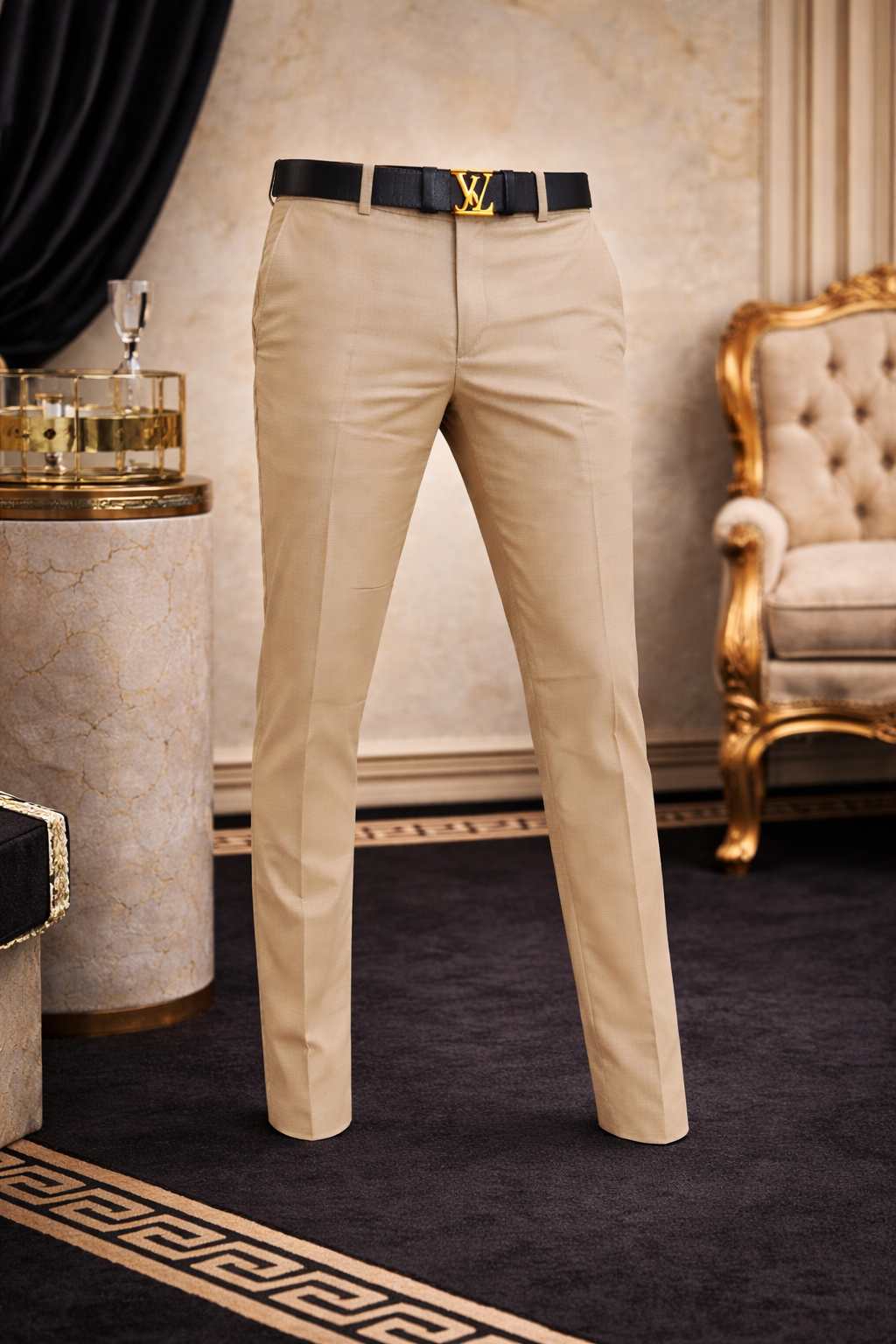 Cream Old money trousers