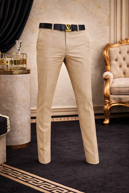 Cream Old money trousers