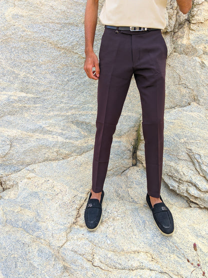 Dark brown Old money trousers