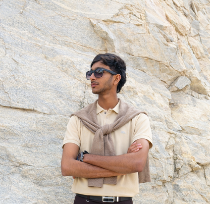 Cream Old money T-shirt